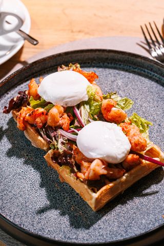 Венские вафли с креветками (350 гр)