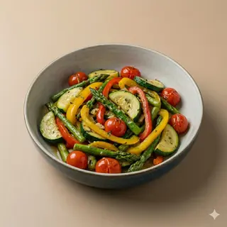 Verdure di stagione saltate