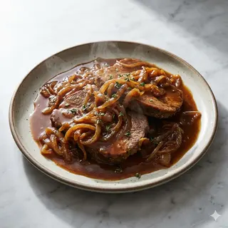 Vitello con cipolle