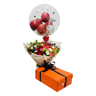 Water Bouquet With A Balloon