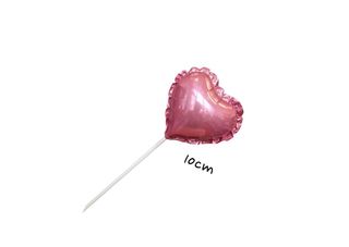 W Roze folija balon 10cm