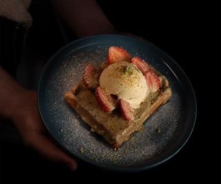 Waffle de Pistácio