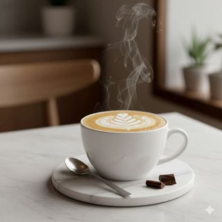 Roasted white coffee