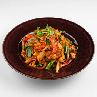 Wok s kozicama