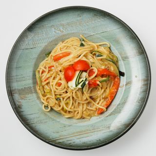 Wok špageti s povrćem