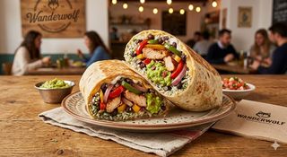 Wonderwolf pollo burrito