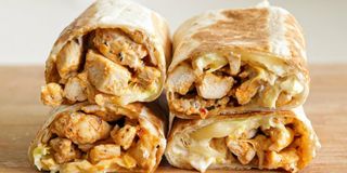 Menu Wrap de Frango Crocante