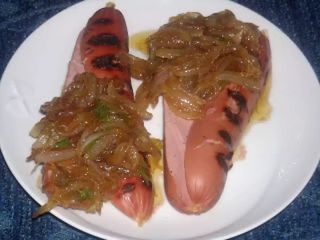 Wurstel con la cipolla