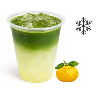 Yuzu matcha soda