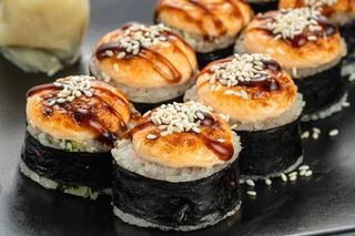 Запеченный ролл с угрем (280г/8шт)
