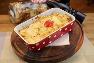 Zapečena pasta sa piletinom i povrćem