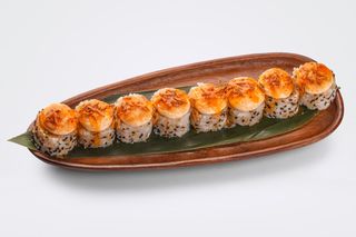 Запечённый сяке маки (8шт)