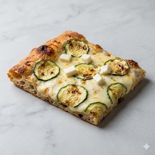 Zucchine e mozzarella teglia intera(4/5persone)