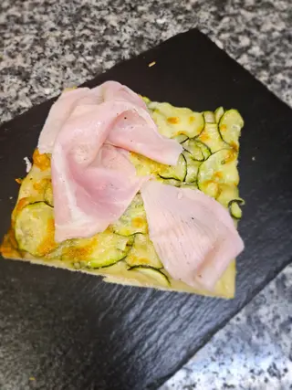 Zucchine e prosciutto cotto
