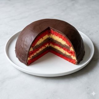 Zuccotto zuppa inglese e cioccolato