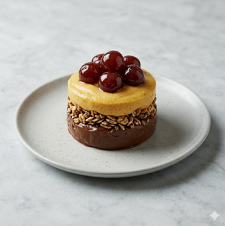 Zuccotto zabaione e cioccolato