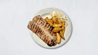 Bela vešalica 300g
