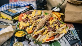 Cheesy wrap