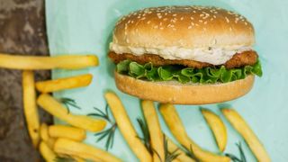 Crunchy burger