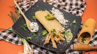Grill pileća slana palačinka