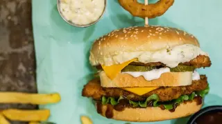 Mega Chicken burger