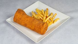 Pečenica pohovana palačinka