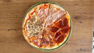 Quatro stagioni pizza 26cm