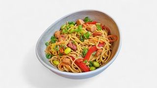 SWEET-CHILLI SVINJETINA WOK NUDLE OD JAJA