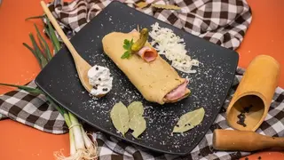 Slana palačinka sa pečenicom