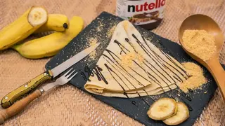 Slatka palačinka čoko banana