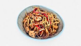 TERIJAKI SVINJETINA WOK NUDLE OD JAJA