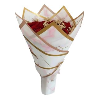 Radiant Red Hand Bouquet