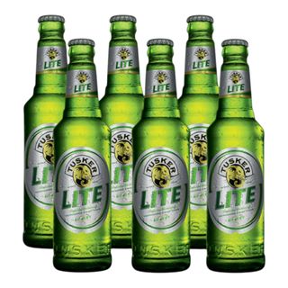6x Tusker Lite 330ml