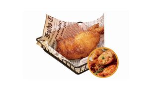 Ali di pollo con riso cantonese