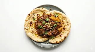 Aloo gosht nan