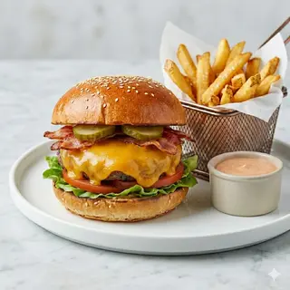 American burger panino o piadina
