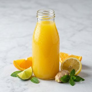 Arancia con limone, lime, zenzero e menta