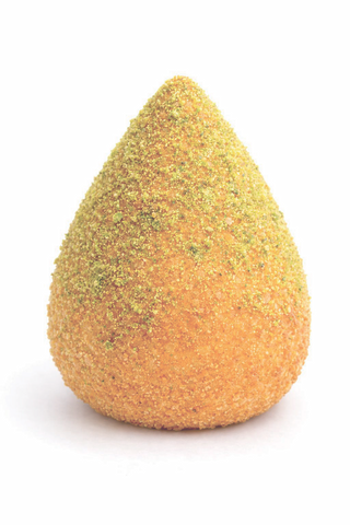 Arancino con pistacchio e bufala 