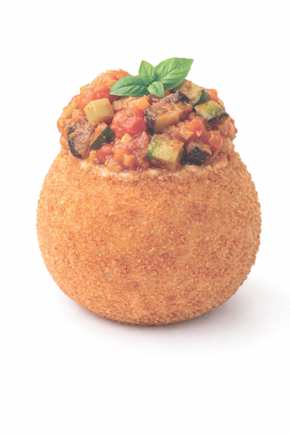 Arancino con ragù di verdure 