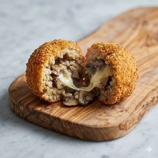 Arancino funghi