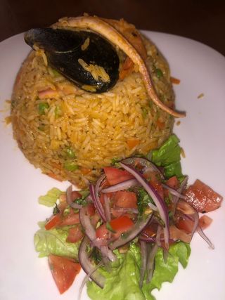 Arroz con mariscos
