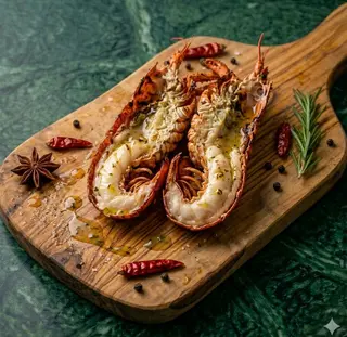 Astice cotto in salsa