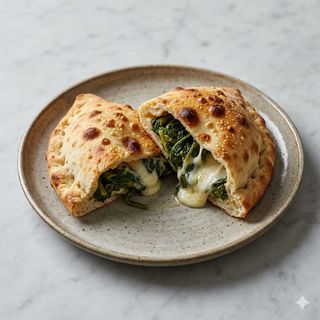 Bacio Cicoria ripassata e mozzarella