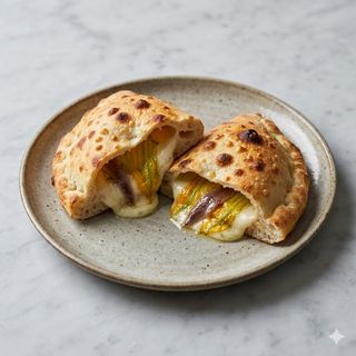 Fiori di zucca pizza