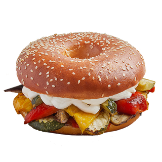 Bagel verdure grill