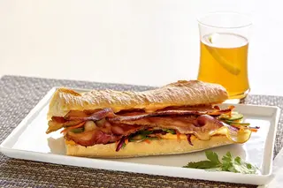 Baguete de Bacon e Ovo