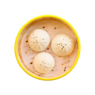 Baozi maiale al vapore 3 pezzi