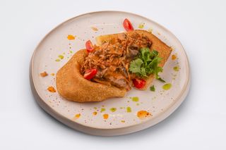 Бефстроганов с блинами (350г)