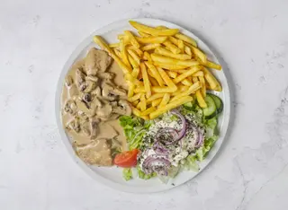 Bifinhos de Frango com Cogumelos