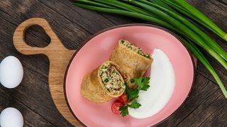 Блины с яйцом и зеленым луком (190г)